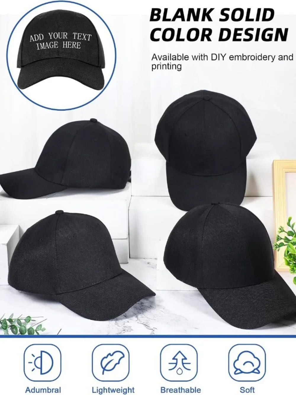 Adjustable 24-Pack Baseball Caps for Men & Women - Stylish Sun Protection